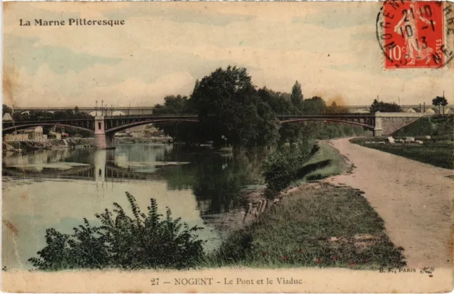 CPA Nogent sur Marne Le Pont et le Viaduc (1348013)