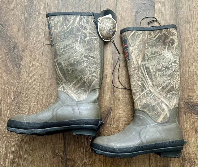 GAME WINNER CAMO Hunting Boots 400g Dura Heat RealTree waterproof 14.15 PicClick