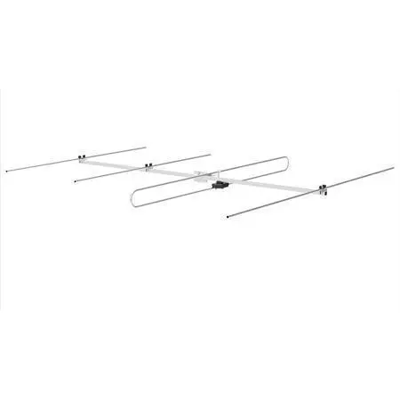 Directional Outdoor FM Antenna, 88-108 MHz, 4 Elements, 5.5-7.0 dB, 66"