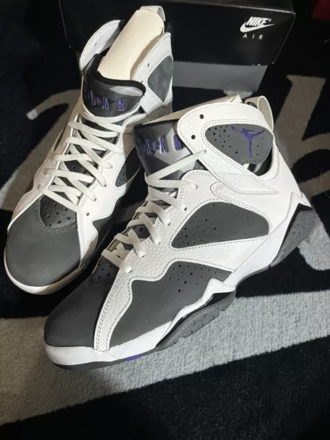 Nike Air Jordan 7 Flint 2020 size 9 CU9307–100 OG VII Retro Grey White New