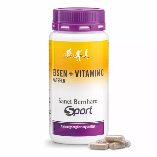 Sanct Bernhard Sport Eisen + Vitamin C - 180 Kapseln (7,94 EUR/100 g)