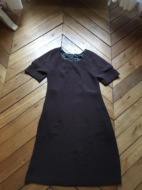 Robe COTELAC Acôté Taille 36 - Marine - Style A-Line - Occasion Très Bon État