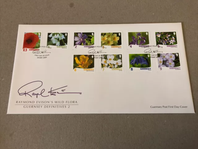 Guernsey FDC 2009 Raymond Evison’s Wild Flora Definitives 2