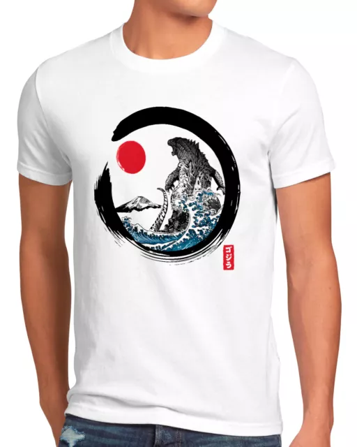 Inked Gojira Herren T-Shirt japan monster nippon tokio tokyo