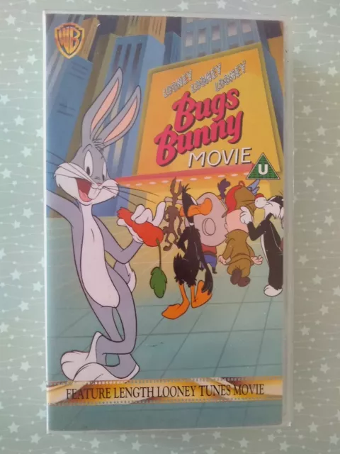 LOONEY TUNES - Bugs Bunny Movie VHS PAL Video with Daffy Duck etc ...