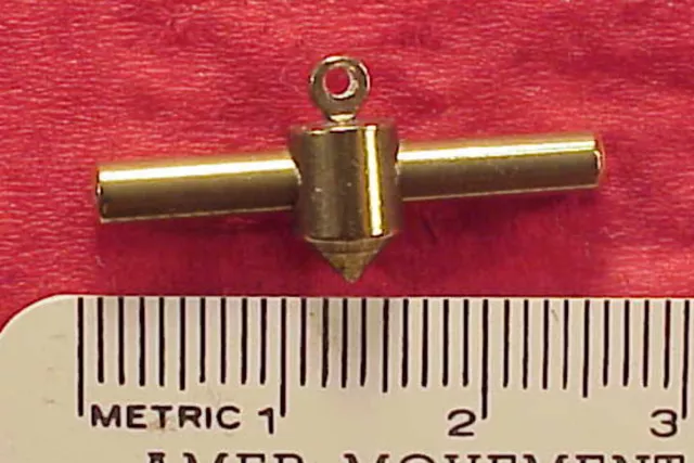 VINTAGE 25MM SOLID brass Toggle Clasp T Bar Pocket Watch Chains ONE 1 PIECE  $1.89 - PicClick