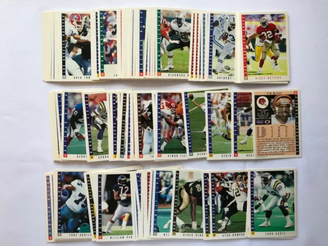 Score 1993 American Football NFL Sammelkarten-Basisset Einzelkarten 1-200