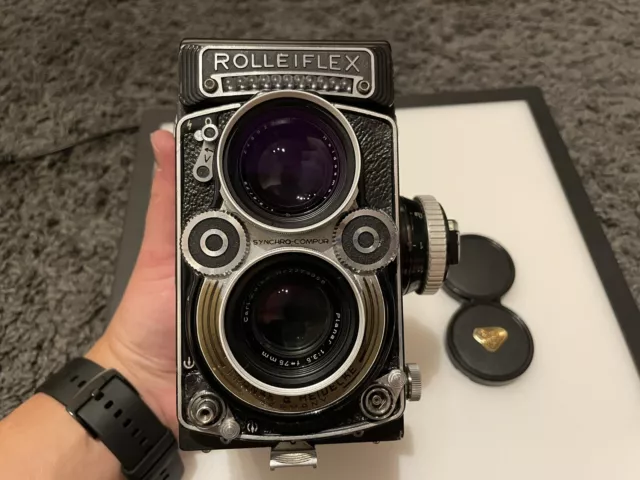 rolleiflex 3.5f 35f Planar 75mm f3.5