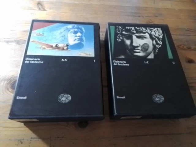 De Grazia/Luzzatto DIZIONARIO DEL FASCISMO Einaudi 2 Voll, 22s24 De Grazia/Luzzatto DIZIONARIO DEL FASCISMO Einaudi 2 Voll, 22s24