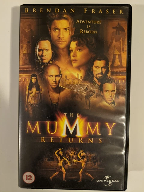 THE MUMMY RETURNS (VHS/SUR, 2001) Brendan Fraser Rachel Weisz Tested ...