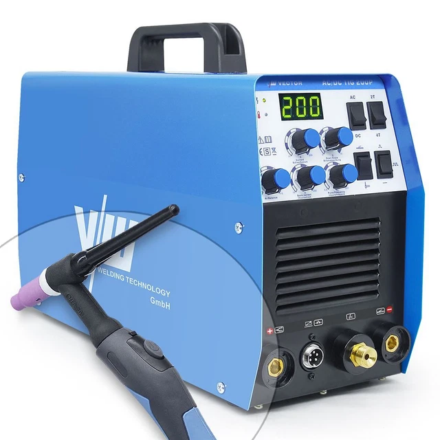 Saldatrice AC/DC WIG 200D HF TIG ALLUMINIO MMA E-hand IGBT digitale merce di seconda scelta Saldatrice AC/DC WIG 200D HF TIG ALLUMINIO MMA E-hand IGBT digitale merce di seconda scelta