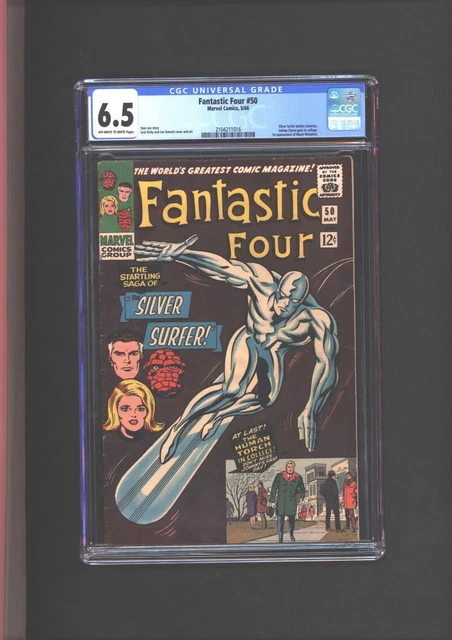 Fantastic Four #50 CGC 6.5 Silver Surfer Battles Galactus 1966