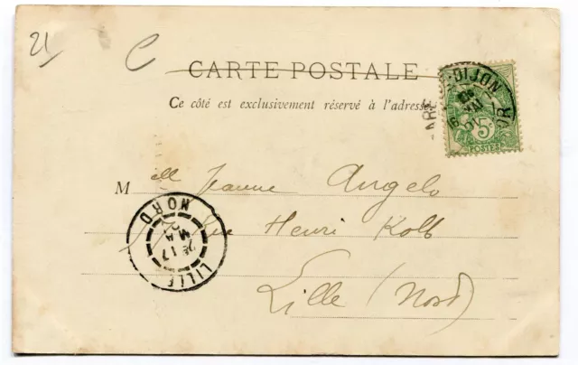 CPA - Carte Postale - France - Dijon - Eglise Saint Michel - 1901 (M8452) 2