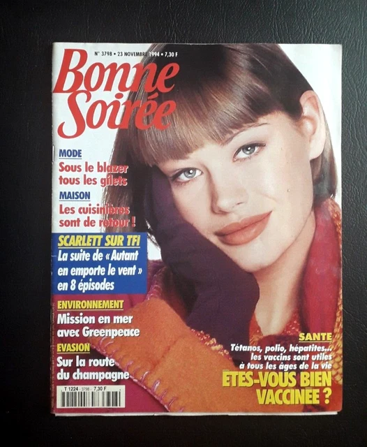 Bonne Soirée n°3798 (novembre 1994)- Scarlett- Greenpeace-champagne - vaccins