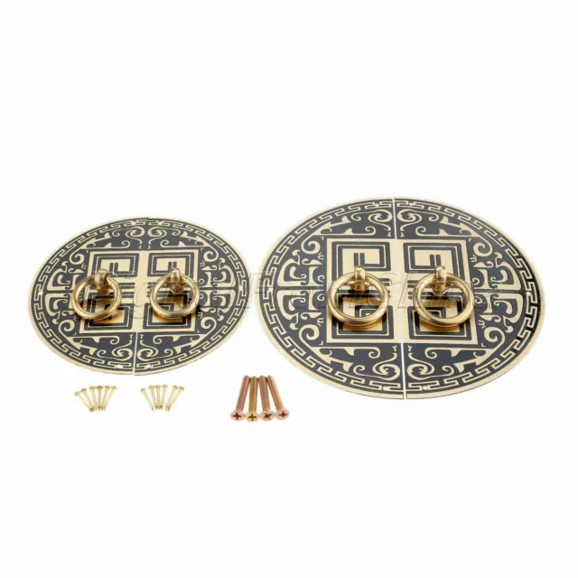 Chinese Style Dresser Knob Drawer Door Pull Ring Cabinet Cupboard Handle 1 Pair