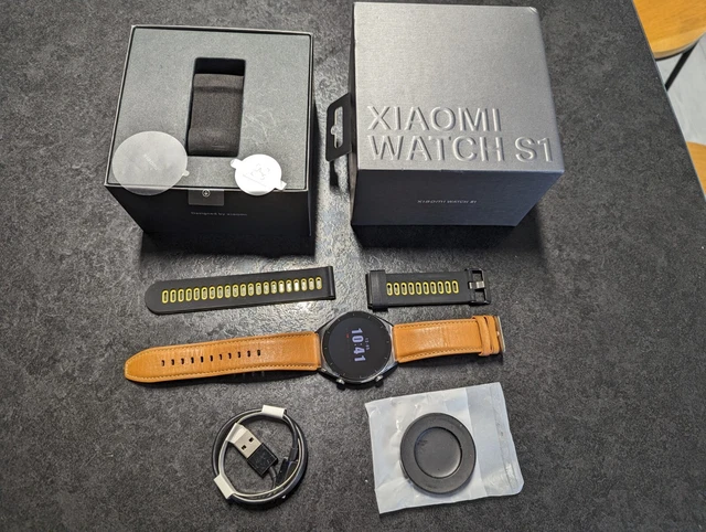 Xiaomi Watch S1 Black Smart 1,43  GPS Fitness Tracker Sports New Boxed