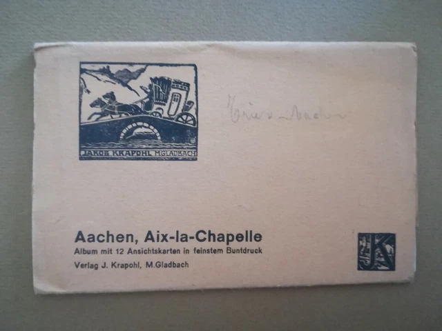 CPA - notebook 4 postcards color Aachen la Chapelle von Aachen