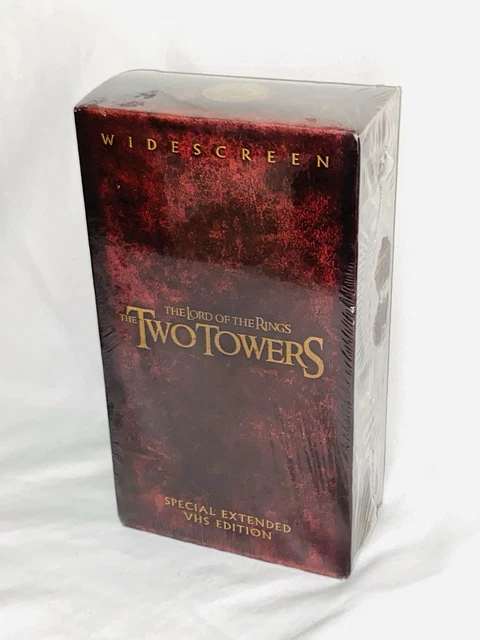 LORD OF THE Rings The Two Towers Special Extended Edition Box Set VHS ...