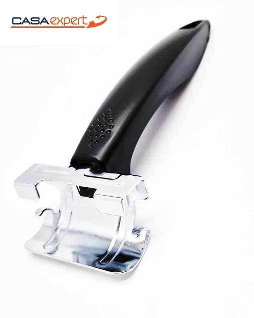 Maniglia A Leva Per Finestre E Porte - In Ottone Lucido, Versione Destra, Con Viti Incluse