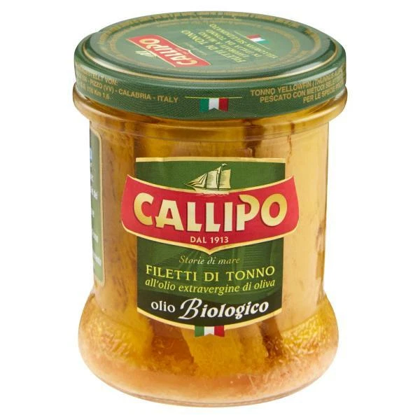 Filetti di Tonno Olio Extravergine di Oliva BIO CALLIPO 170gr