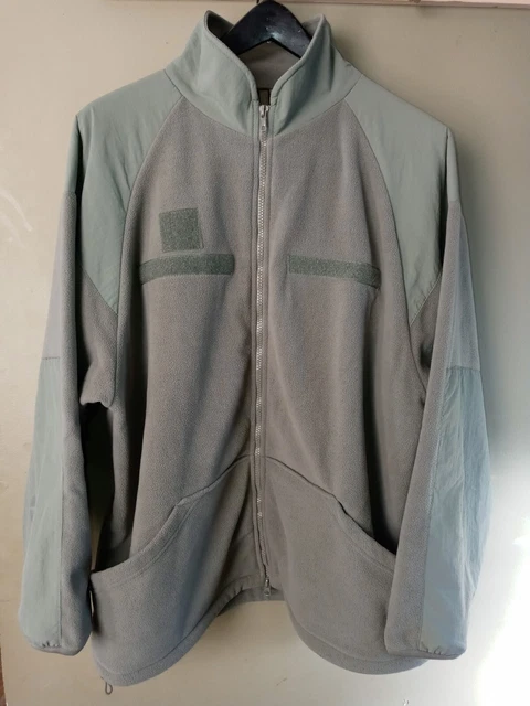 Oldgen US Army ECWCS Gen III Level 3 Foliage Green Fleece Jacket Large Nice!
