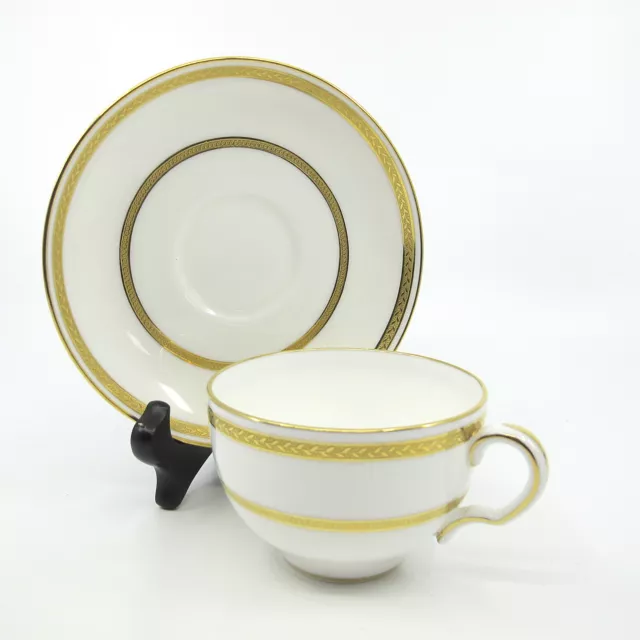 G8338 by MINTON Gold Encrusted Cup & Saucer Set(s) Mix Marks Tiffany & New Marks