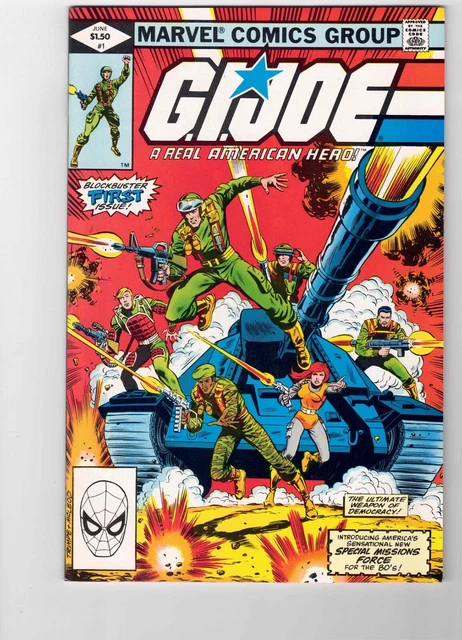 Gi Joe #1 - 1982 - 1St Print - Rare - Beautiful Copy - 1St Appearance - Nm!