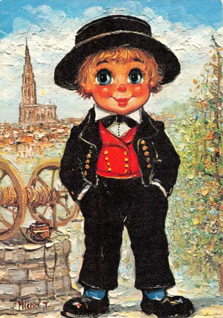 Carte Postale Poulbot,Gamin de Paris (J'aime l’Alsace) - Michel Thomas