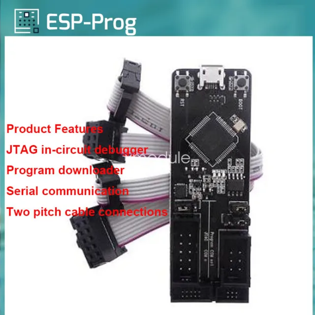 Depuración y descargador de programas Esp-Prog Jtag para placa de desarrollo Esp-Prog Jta Q3D9