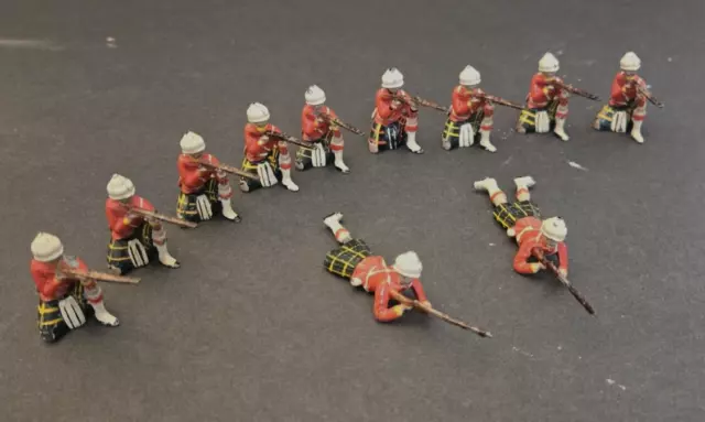 Johillco The Highland Brigade Scots Firing Lot John Hill Britains Lead Soldiers