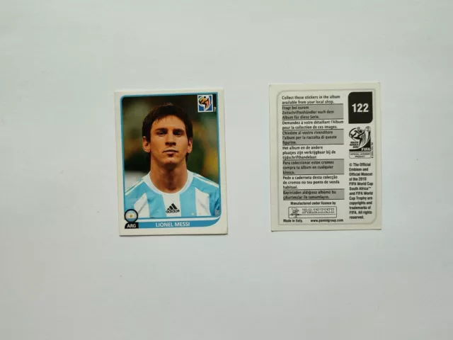 Panini FIFA World Cup South Africa 2010 - 122 Lionel Messi Argentina