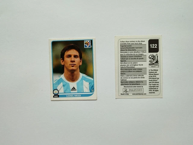 Panini FIFA World Cup South Africa 2010 - 122 Lionel Messi Argentina