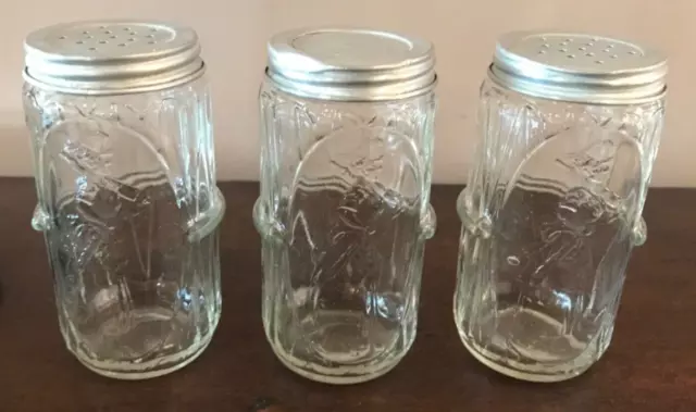 Scarce Set Suffragette Hoosier Spice Jars - 3 1/4” High - Women’s Right To Vote