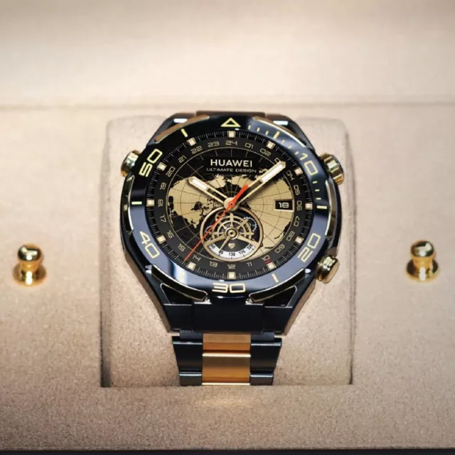 HUAWEI WATCH ULTIMATE Design 18K Gold Black HarmonyOS 1.5