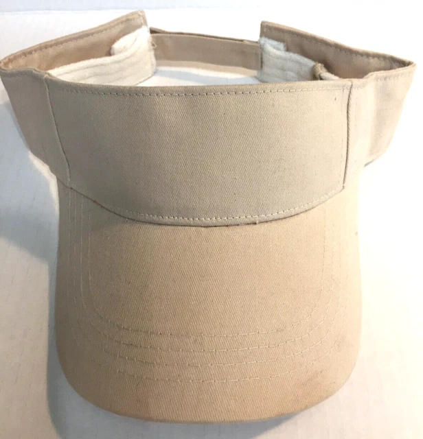 Visor Cap/Hats  - Brand New Adjustable Strap  / Tan