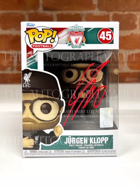 JURGEN KLOPP Signed Liverpool FC Funko Pop LFC with EXACT Photo Proof