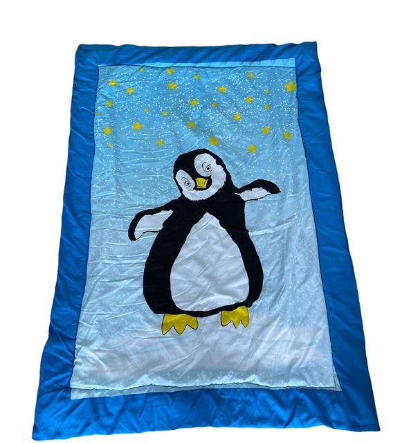 Edredón para cuna para niños pequeños y niños 55"" x 38"" azul