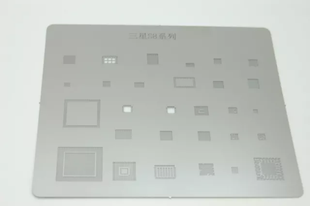 Samsung S8 Stencil BGA, Template, Modello Calore Diretto, Reball, ic, Chip
