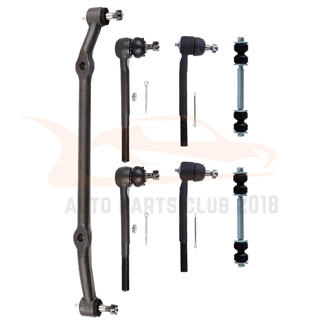7Pcs Front Steering Sway Bar Center Link Tie Rod Fits 1978-83 Chevrolet Malibu