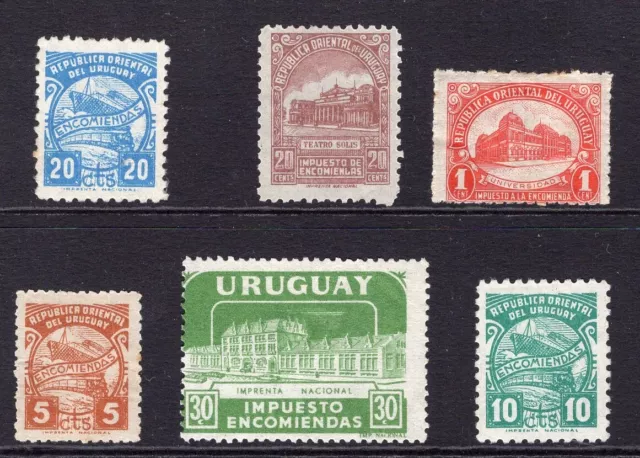 Uruguay old stamp group mint