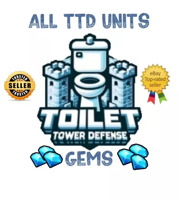 Toilet Tower Defense  | All Units and Gems | Lowest and Fast Delivery‼️