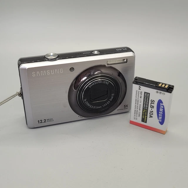 Samsung PL65 12.2MP Compact Digital Camera Silver Tested