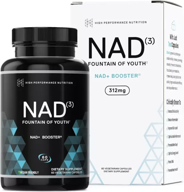 NAD+ Booster - Nicotinamide Riboside Alternative (NAD3) for Men & Women | Anti A