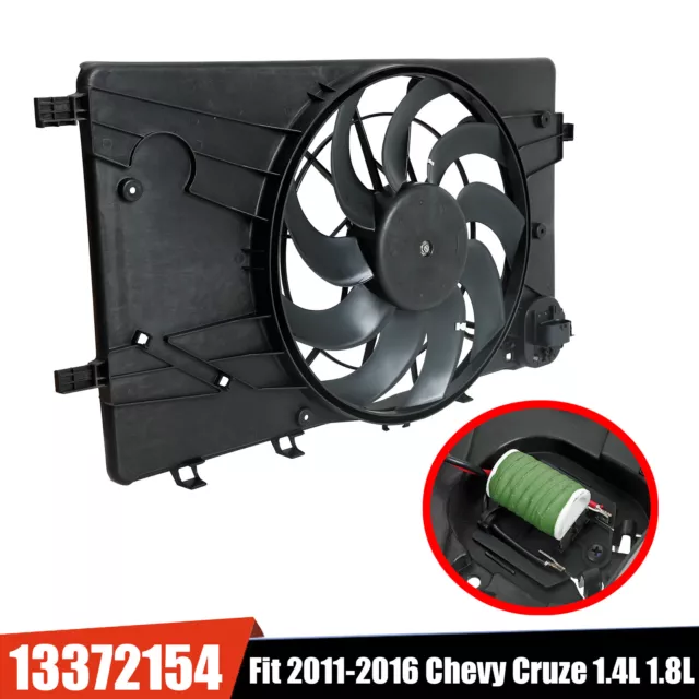 AC Radiator Condenser Cooling Fan Fit 2011-2016 Chevy Cruze 1.4L 1.8L l4 620-658