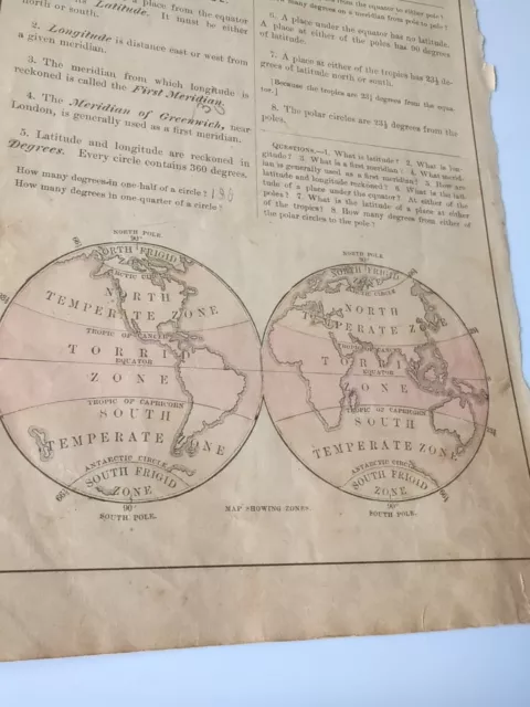 1880 Map Showing Zones