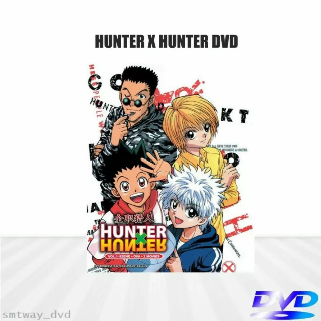 HUNTER X HUNTER (1999) SEASON 1 Vol.1-92 End   OVA   2 MOVIE ANIME DVD ENG SUBS