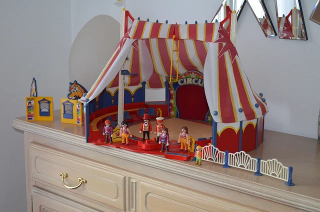 Pièce PLAYMOBIL 4230 : Toile De Chapiteau De Cirque Grand Format - Occasion Bon état