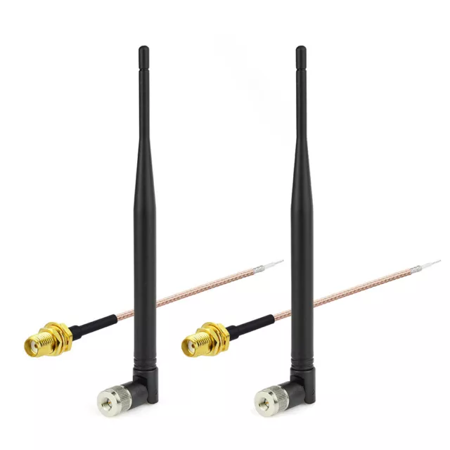 2 Stück 868 MHz 915 MHz Antenne, 15cm Kabel für HomeMatic CCU2 Zentrale Gateway