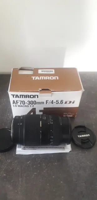 objectif Tamron AF 70-30mm F/4-5.6 Di LD Macro 1:2 pour canon Ok