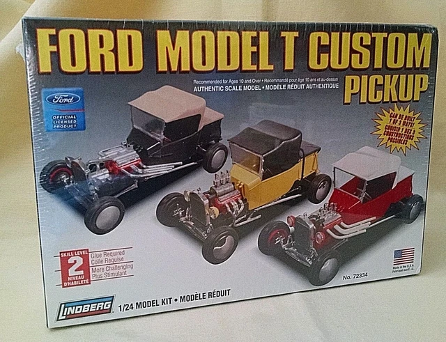 FORD MODEL T Custom Pickup Truck Model Kit New Lindberg 2006 72334 3 N ...